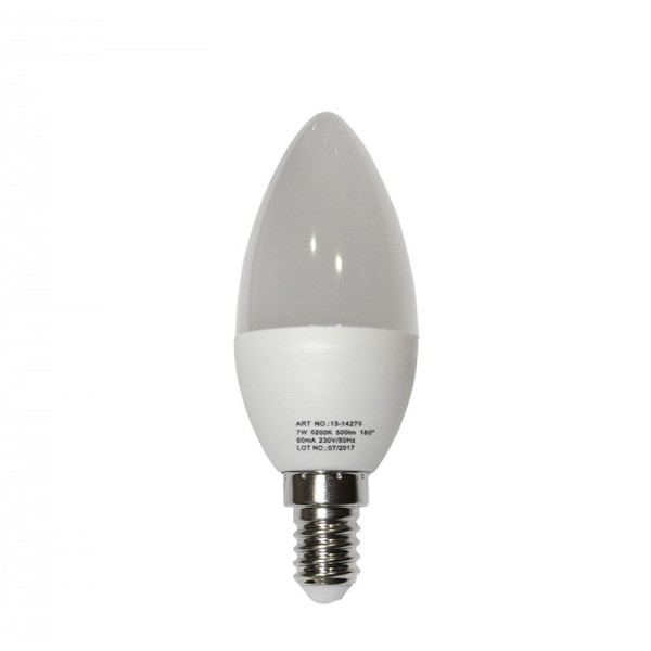 Λαμπτήρας LED Κερί 7W 6200K 650lm  230V 180° ADELEQ
