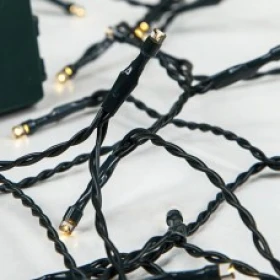 Λαμπάκια σε Σειρά με Μπαταρίες 20LED Θερμό με Πρόγραμμα 