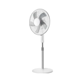 BRAND Ανεμιστήρας Με Ορθοστάτη Φ40 50W Με Τηλεχειρηστήριο Λευκός
