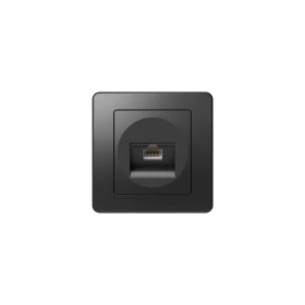 TEM Ekonomik Πρίζα Δικτύου RJ45 Μονή Μαύρη 4318502