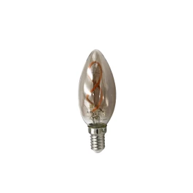 ADELEQ Λαμπτήρας LED Κερί COG SPIRAL SMOKY 4W E14 2100K 80LM  230V 270° DIMMABLE 