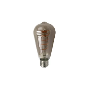 ADELEQ Λαμπτήρας LED Αβοκάντο COG SPIRAL SMOKY 6W Ε27 Dimmable 160LM 230V 270°