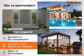 Πώς να προστατέψετε τα φωτιστικά εξωτερικού χώρου τον χειμώνα