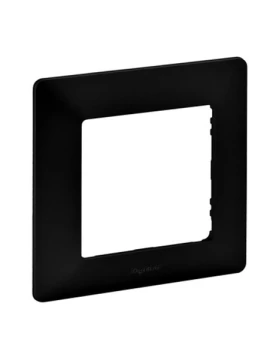 LEGRAND Πλαίσιο 1Θ.Οριζόντιo/Κάθετo Μαύρο IP20 Valena Life