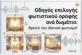 Οδηγός επιλογής φωτιστικού οροφής ανά δωμάτιο: Βρείτε τον ιδανικό φωτισμό!