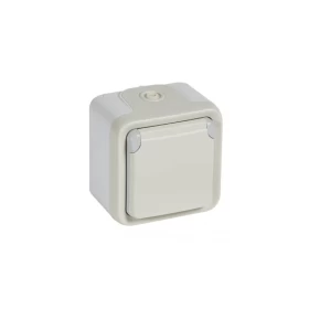  LEGRAND Πρίζα Σούκο Επίτοιχη Λευκή Plexo 69771