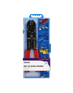 ORNO Σετ Ακροδεκτών Καλωδίων (Crimping Set) με Πρέσα Πολλαπλών Χρήσεων – OR-AE-13136
