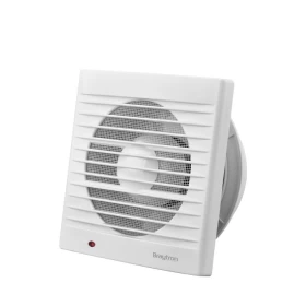 Braytron Εξαεριστηράκι Μπάνιου Λευκό 12W με Σίτα Ø100