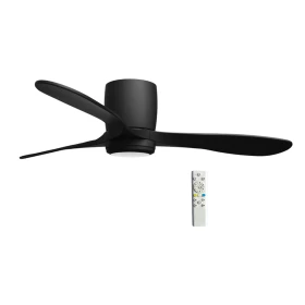ADELEQ Ανεμιστήρας Οροφής Μετατρέψιμος Φ1.34m DC40W ABS Μαύρο