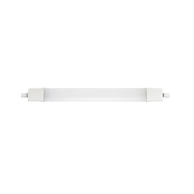 ADELEQ Φωτιστικό Led Στεγανό Οβάλ Pc Επεκτεινόμενο 120cm 36w 230v 6000k Ιp65 Λευκό 