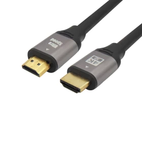 BAG PLY  Καλώδιο HDMI 2.0V 5m CCS με φις Αλουμινίου Γκρι Μεταλλικό 