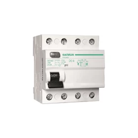 GΕYER Ρελέ διαφυγής 4P (3P + N) 40A/30mA 6kA