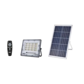 REDLED Στεγανός Ηλιακός Προβολέας LED 60W Ρυθμιζόμενο Λευκό με Τηλεχειριστήριο IP66