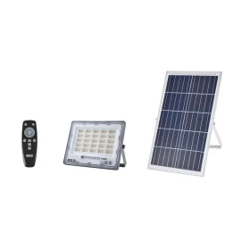 REDLED Στεγανός Ηλιακός Προβολέας LED 120W Ρυθμιζόμενο Λευκό με Τηλεχειριστήριο IP66