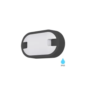 BRAYTRON Φωτιστικό Κήπου Απλίκα LED 15W 3000K 1450lm IP65 Γκρί