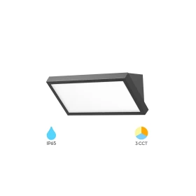 BRAYTRON Επιτοίχιο Εξωτερικό Φωτιστικό LED IP65 20W με Ρυθμιζόμενο Λευκό Φως 26.8x13.2x8.7εκ.