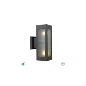 SUNLIGHT Επιτοίχια Εξωτερική Πλαφονιέρα E27 IP44 9x26.5
