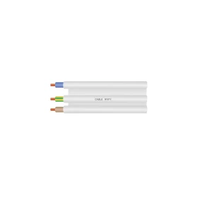 Καλώδιο Ηλεκτρολογικό Πλακέ NYIFY 3X2.5mm² Λευκό