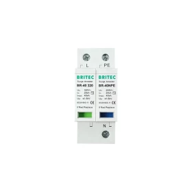 BRITEC Αντικεραυνικό Ράγας T2 1P+N 40kA 320VAC BR-40-320-1+1