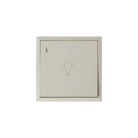 LINEME GENA Μπουτόν Κλιμακοστάσιου Λυχνία Led 220/240v Γκρι Ανοιχτό 