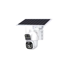 GOLMAR Κάμερα IP Dome PTZ 4G με Διπλό Φακό 2MP 3.6mm και Ηλιακό Πάνελ