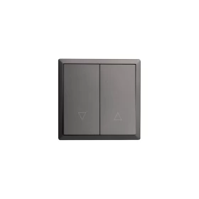 LΙΝΕΜΕ GΕΝΑ Μπουτόν Ρολών 10A/250V Ανθρακί Ματ 