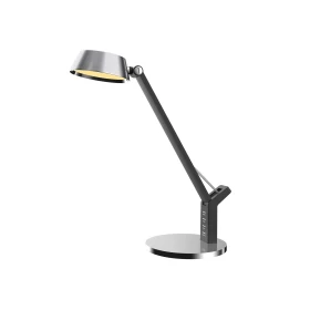 ACA Φωτιστικό Γραφείου Ασημί Πλαστικό LED SMD 14W 400LM CCT 3000K-4300K-6000K IP20