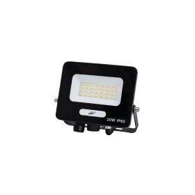 ADELEQ Προβολέας LED 20W 230V CCT Και Για Ανιχνευτή Κίνησης IP65 Μαύρος