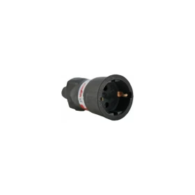 LEGRAND Φις 2Π + Γ καουτσούκ προέκταση μαύρο - IP44 IK08