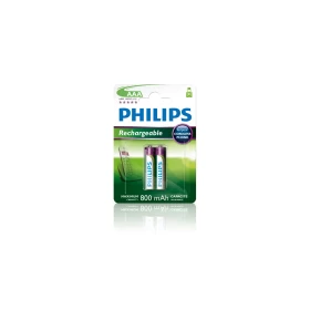PHILIPS Μπαταρίες Επαναφορτιζόμενες Aaa 800 Mah 2 Τεμ