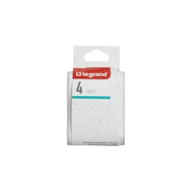 LEGRAND Πολύπριζο για 4 φις διπολικά 6Α 049400