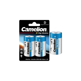 CAMELION Μπαταρία DIGI Ενισχυμένη Αλκαλική 1.5V D LR20-BP2DG