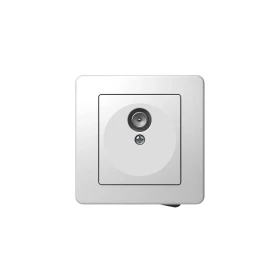 TEM Ekonomik Πρίζα Τηλεόρασης Απλή Λευκή Polar White 3517779