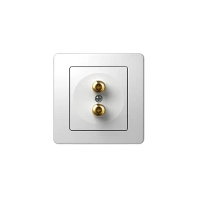 TEM Ekonomik Πρίζα Ηχείου Λευκή Polar White 4318281